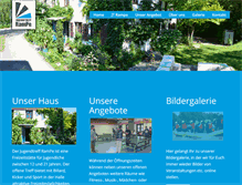 Tablet Screenshot of jugendtreff-rampe.de